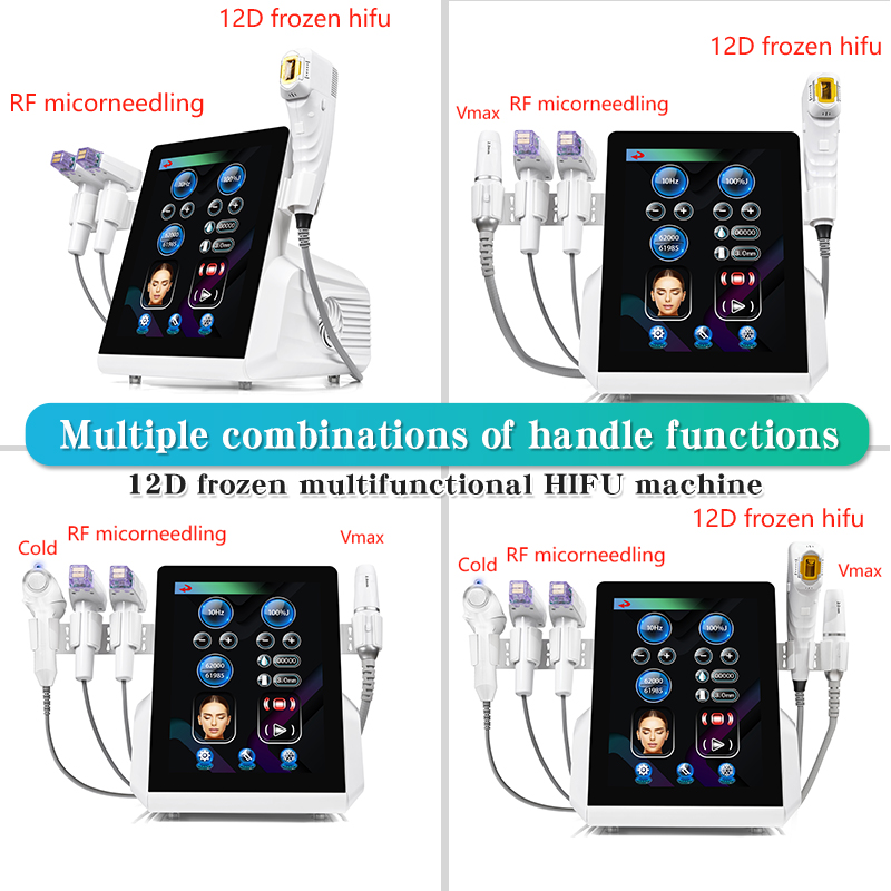 12D Cooling HIFU Vmax face and body treatment device in beauty clinic
