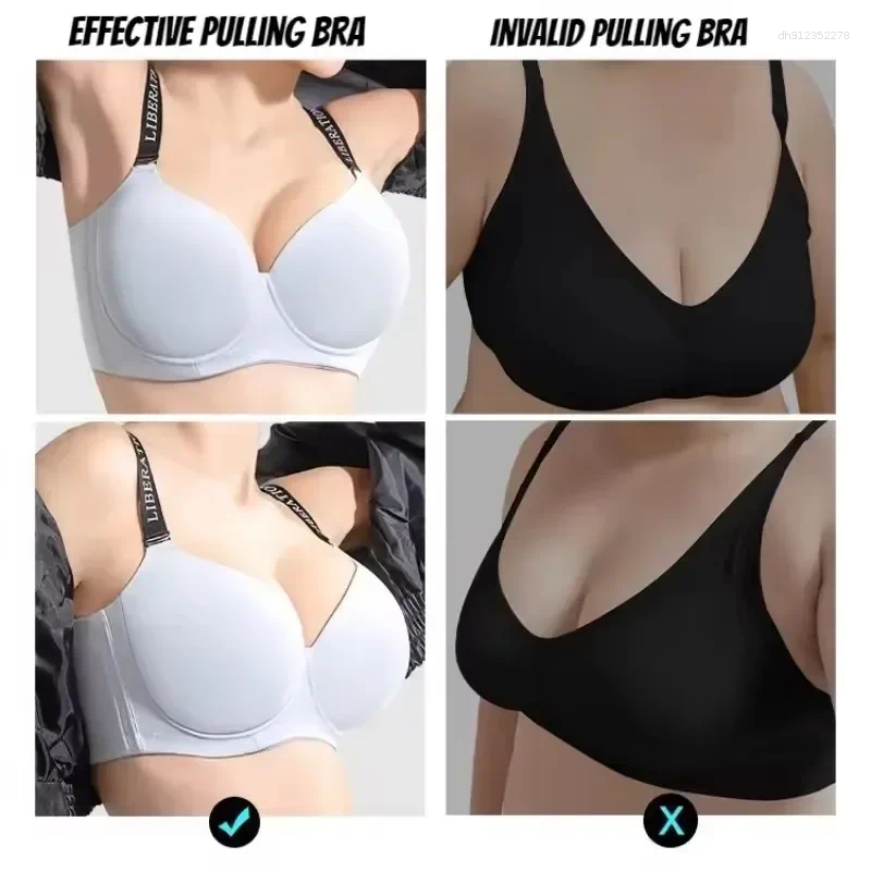 Bras Top Up Bra Seamless Womens Push Underwire Female Solid Minimizer Lingerie T-shirt 34 36 38 40 42