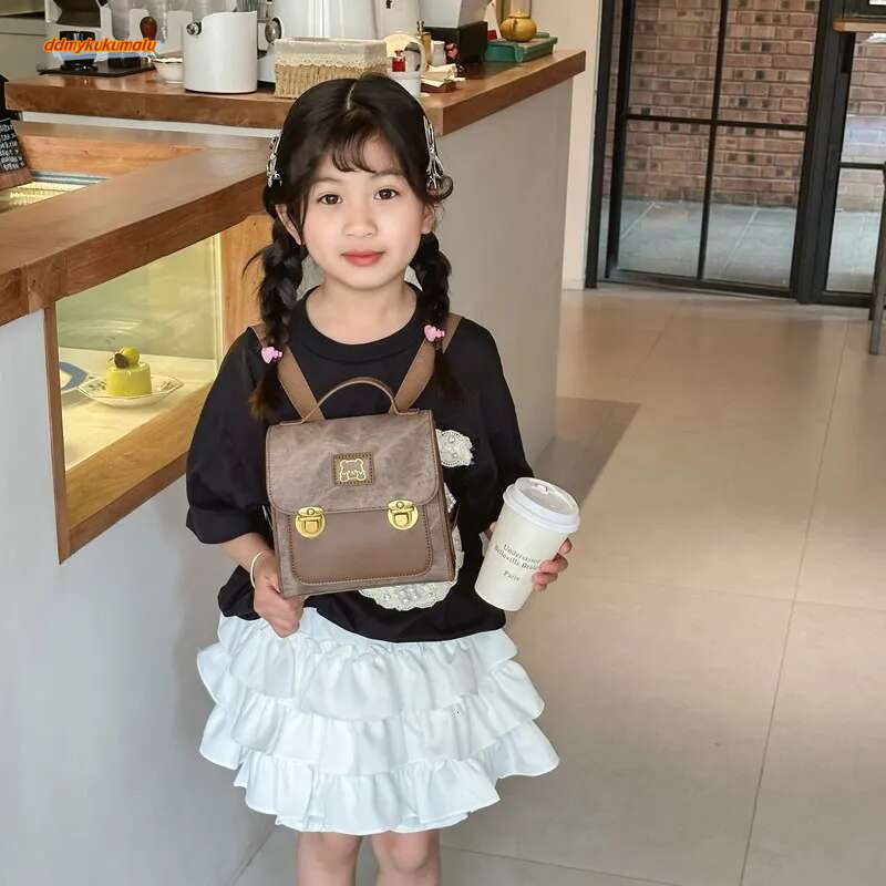 2025 Kids Backpack Girls Boys Bags Cute Bear Portable Children School Korean Baby Shoulder Bag for Travel #ddmykukumalu