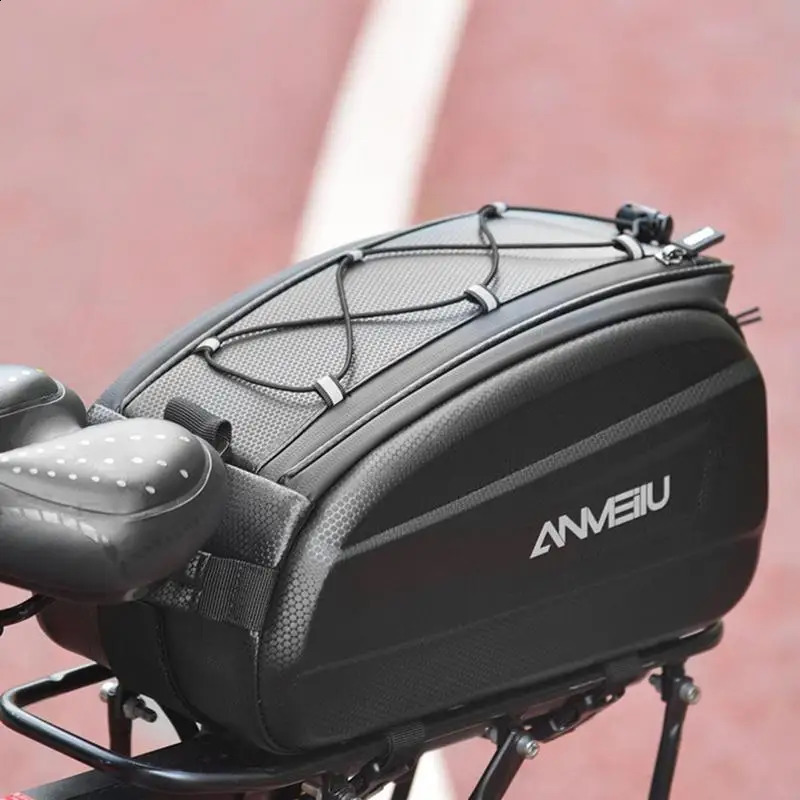 Ship from US Waterproof Bicycle Saddle Bag 6L Large Capacity Bike Tail Trunk Rear Seat Bags Road Mountain Luggage Cargo Rack 250228FBB