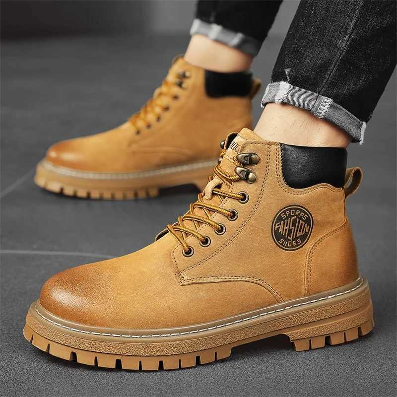 High quality mens boots winter mens shoes 2023 hiking design foot boots outdoor casual sports shoes Z250303