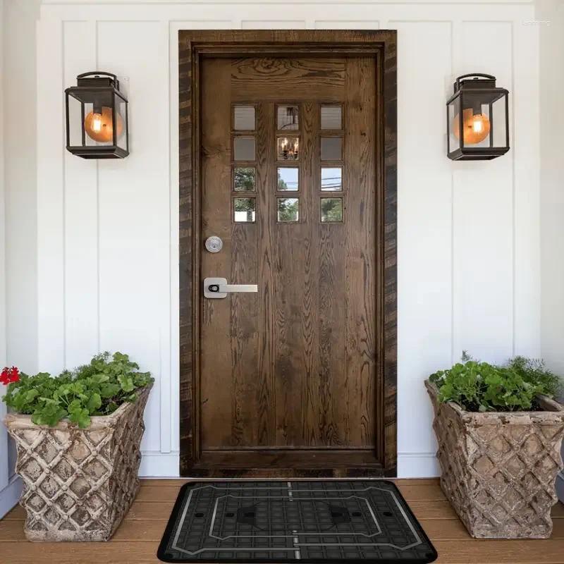 Carpets Frost Trap Welcome Floor Door Kitchen Bathroom Mats Anti-Slip Outdoor Doormat Garage Entrance Rug Carpet Living Room Footpad H260226