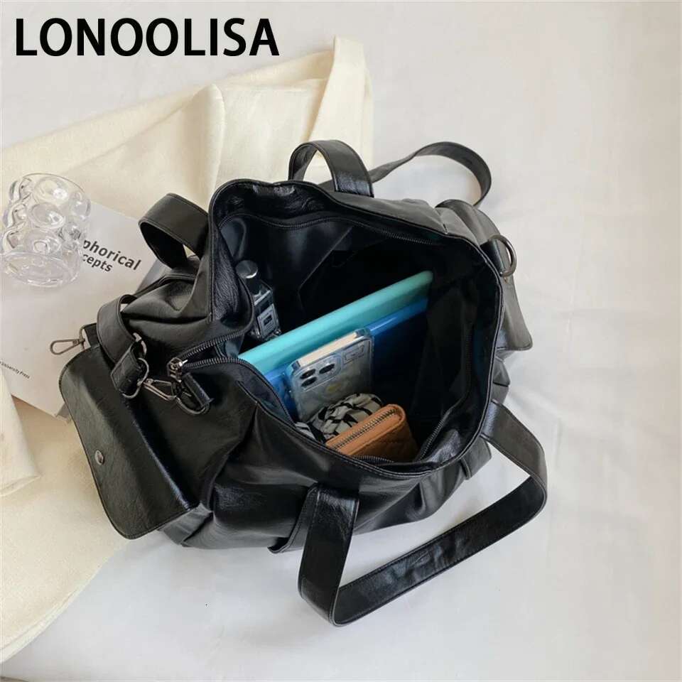 Leather Ladies Large Capacity Shoulder Designer Purses And Handbag For Women Messenger High Quality Crossbody Bag