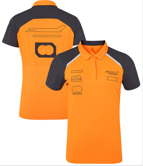 2025 New F1 Racing POLO Short Sleeve T-Shirt Same Customised