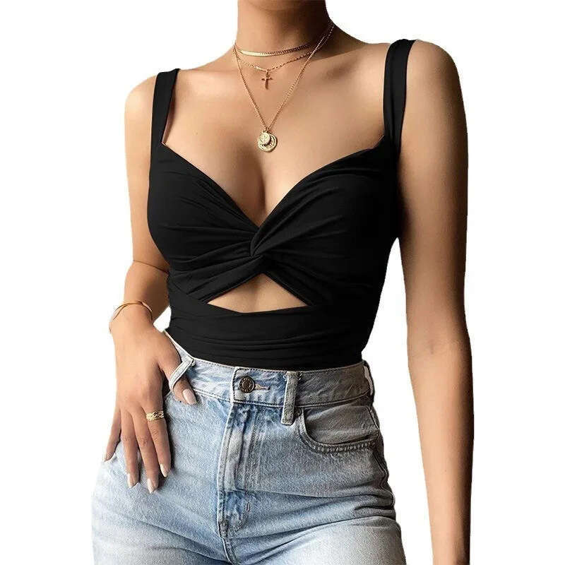 Women Sleeveless Sexy Short Crop tops Ladies Vest Casual Tank Women's Tube Top Female Black White 's