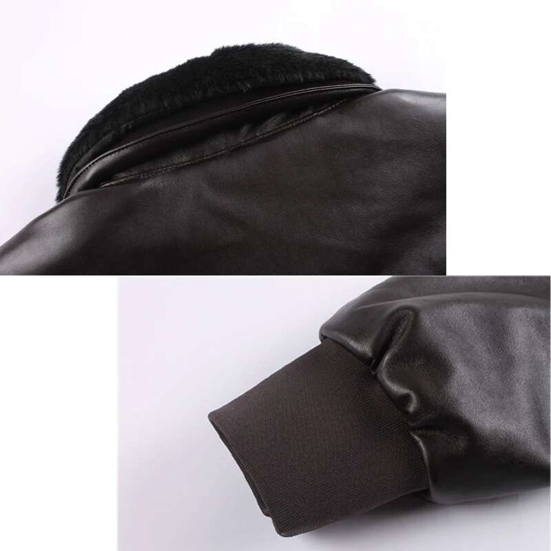 Classic Retro Us Air Force Pu Leather Jacket Male And Female Pilots Couple Motorcycle Handsome Jackets