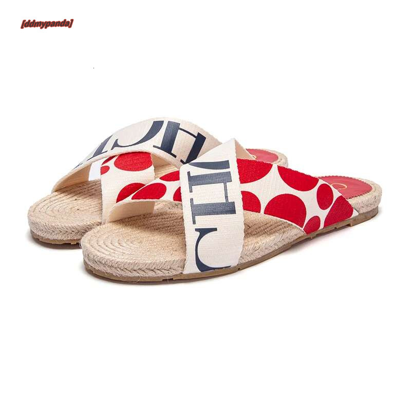 New Woven Comfort Women's Casual Flat Slippers Brand Summer Shoes #ddmypanda
