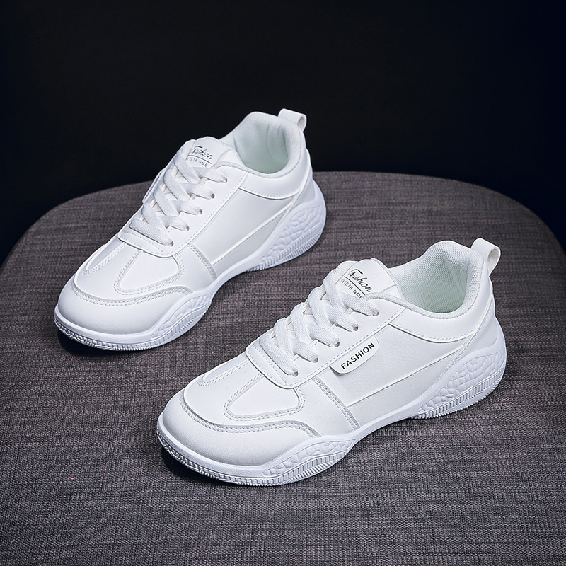 Little White Shoes 2025 Season Designer s New Women s Thick Soled Height Increasing Multi Functional Sports And Leisure Board Shoes