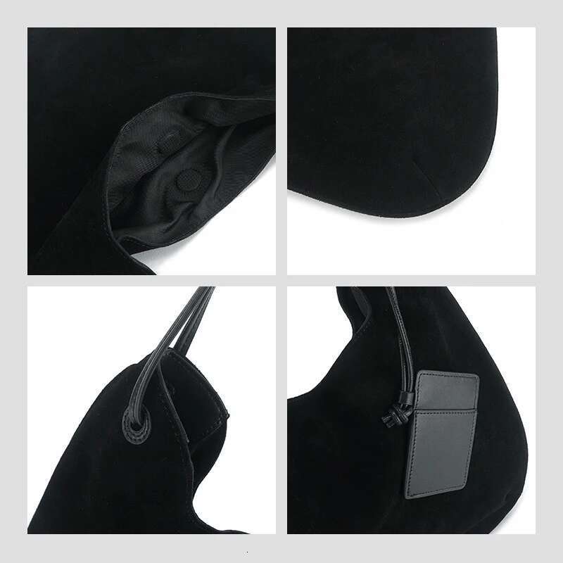 Women Genuine Leather Shoulder Tote Large Capacity Retro Handbag For Work Travel Chic Hobo Bag With Pouch