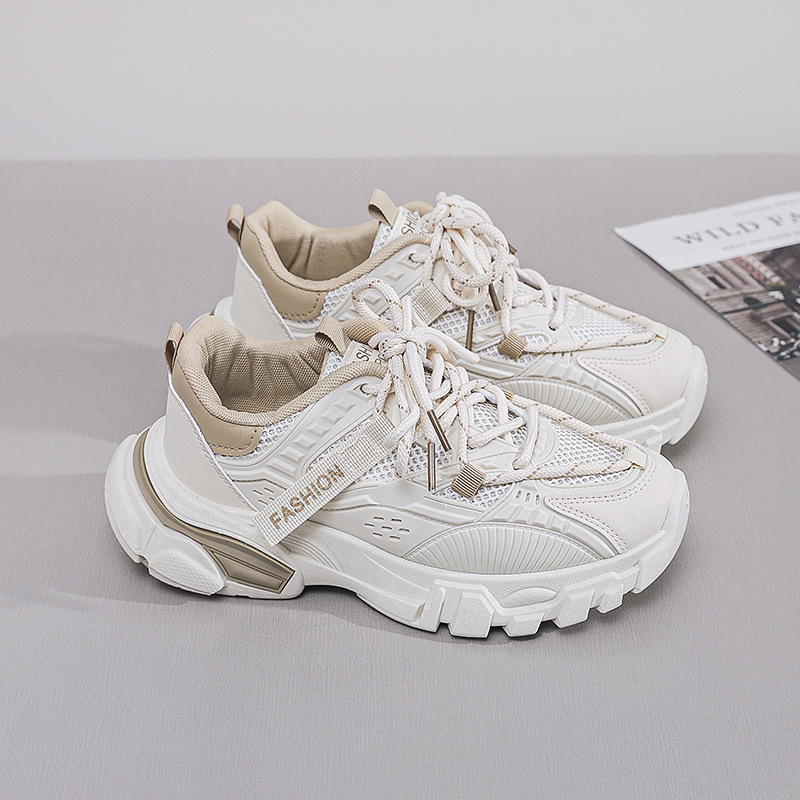 Thick Soled Women s Designer 2025 Spring New Multifunctional Mesh Breathable Casual Running Sports Fashionable Thick Soled Shoes