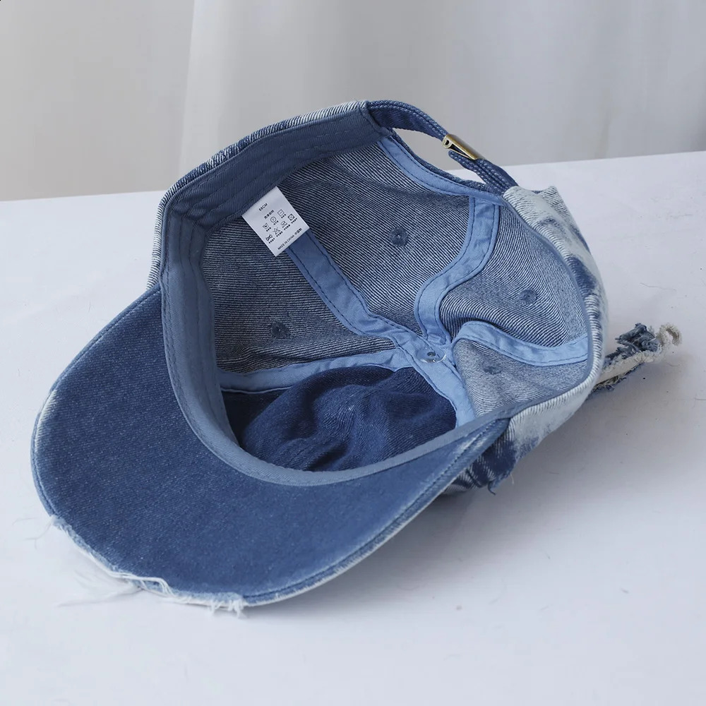 er y2k style personalized cowboy perforated baseball cap womens three-dimensional ears street duckbill cap 250303