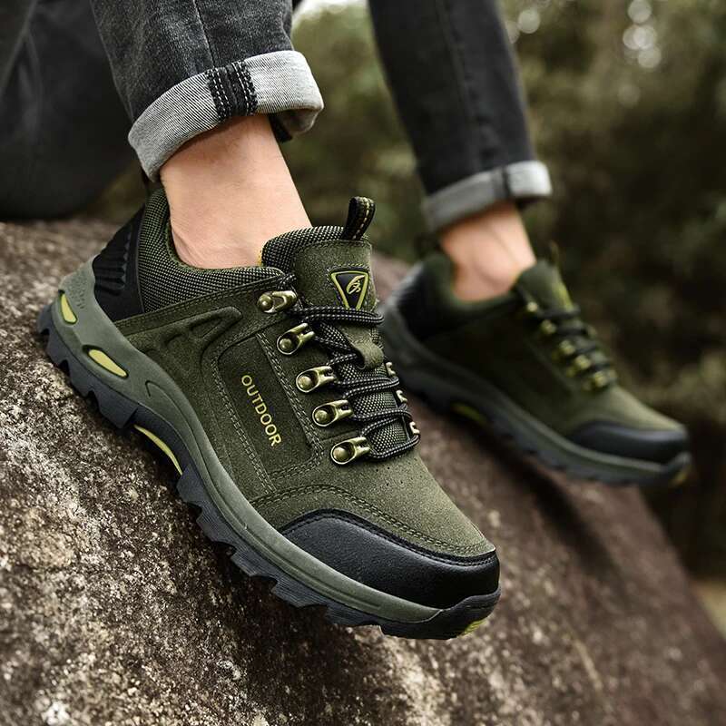Outdoor Non-slip Climbing Trekking Sneakers Women Pro-Mountain Ankle Hiking Boots Men Casual Walking Shoes