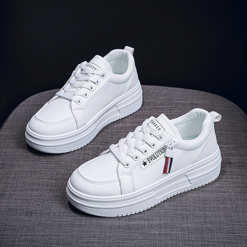 Women S Designer Shoes 2025 New Breathable White Women S Multi Functional Outdoor Thick Soled Sports And Leisure Board Shoes Trend