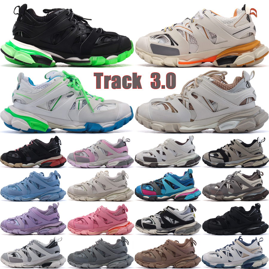 Top 3.0 Track Men Women Running Shoes 2025 Classical 3S Pairs Designer Trainers Runner Triple White Black Pink Light Blue Outdoor Sneakers Size 36-45