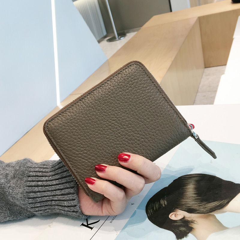 2025 NEW Wallets 2023 Women's Short T Leather Coin Bag With Zipper And Multi Card Pocket For Women Purses Designer Wallet hurenlakeshoes