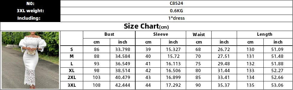 Trend Fashion Lace Midi Dress Slant Neck Short Sleeve Spliced Collar High Waist Solid Color Tight Sexy 250227Z