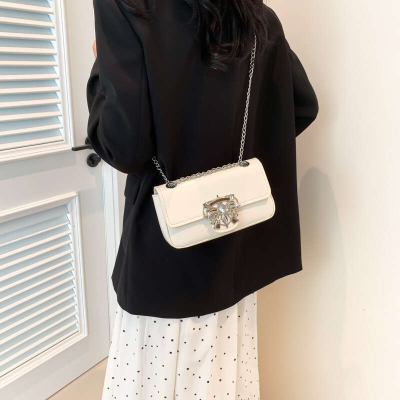 Niche Design for Women 2025 New Fashionable Single Shoulder Crossbody with Advanced Sense, Casual Simplicity, Handheld Small Square Bag