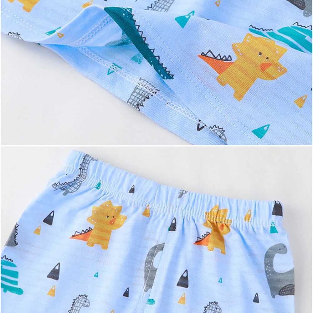 Sets for Children Loungewear Long Sleeve Pajamas for Children Cute Deisgn Lightweight and Comfortable Fabric Sleepwear OutfitT250304