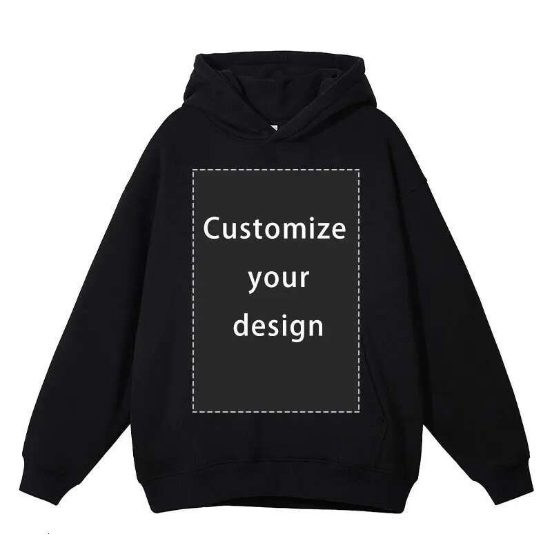 Customized Design HD DTG Printing Vintage Washed Hooded Sweatshirts Hip Hop Oversized Pullover Haruku Hoodie Men Cotton