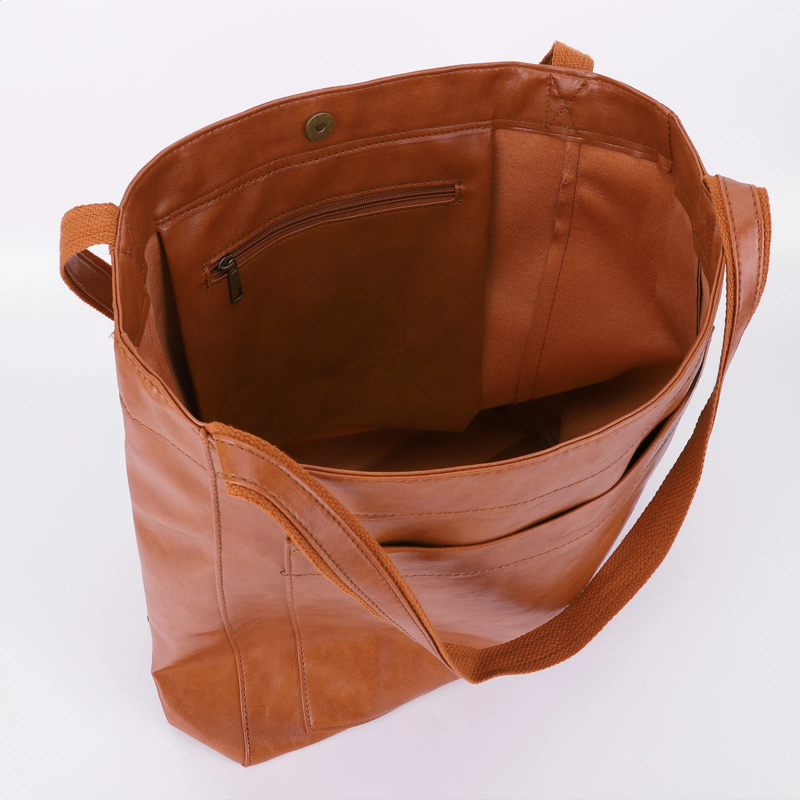 Ship from US Women Retro Shoulder Bag Single Large Capacity Trendy Work Hobo Hasp Closure Vintage Top Handle 250303FBB