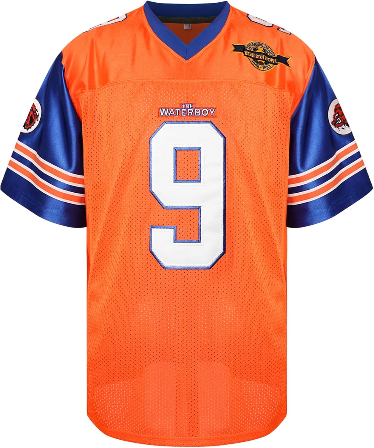 Boucher 9 The Waterboy Sandler Mud Dogs Bourbon Bowl Movie Replica Football Jersey