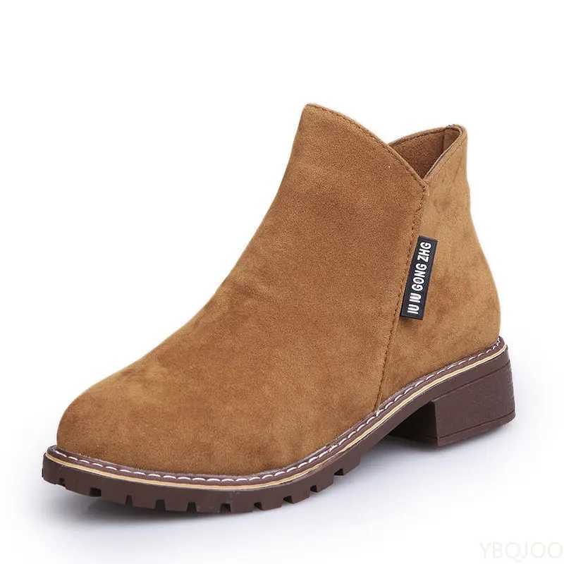 Shoes Women Fashion Thick Sole Ankle Boots Comfortable Plus Size Snow Boots for Women Female Platform Boots Womens Boots 2023 Z250303