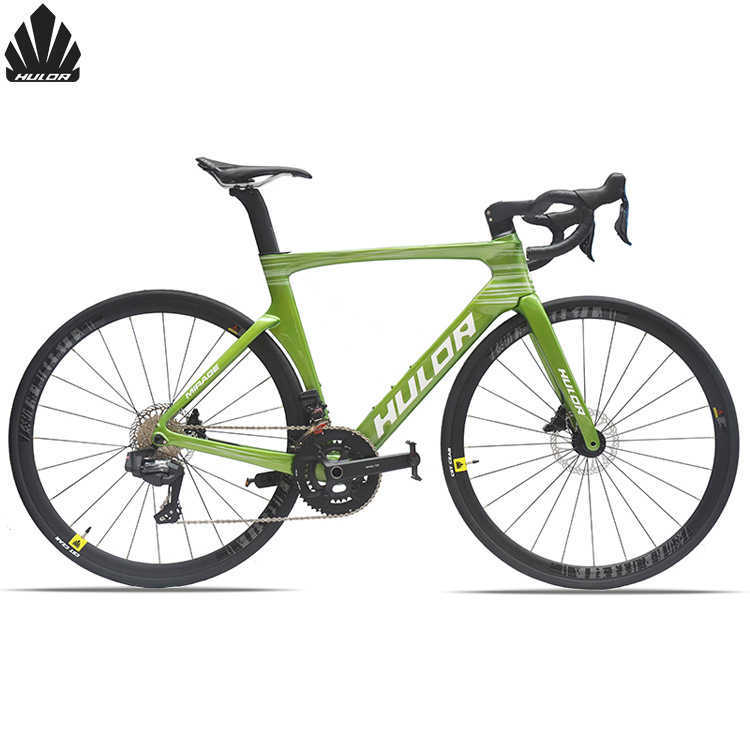 Bikes Huluda HULDA700C internal wiring hydraulic disc brake carbon fiber wheel peak electronic transmission 24 speed road vehicle S2533