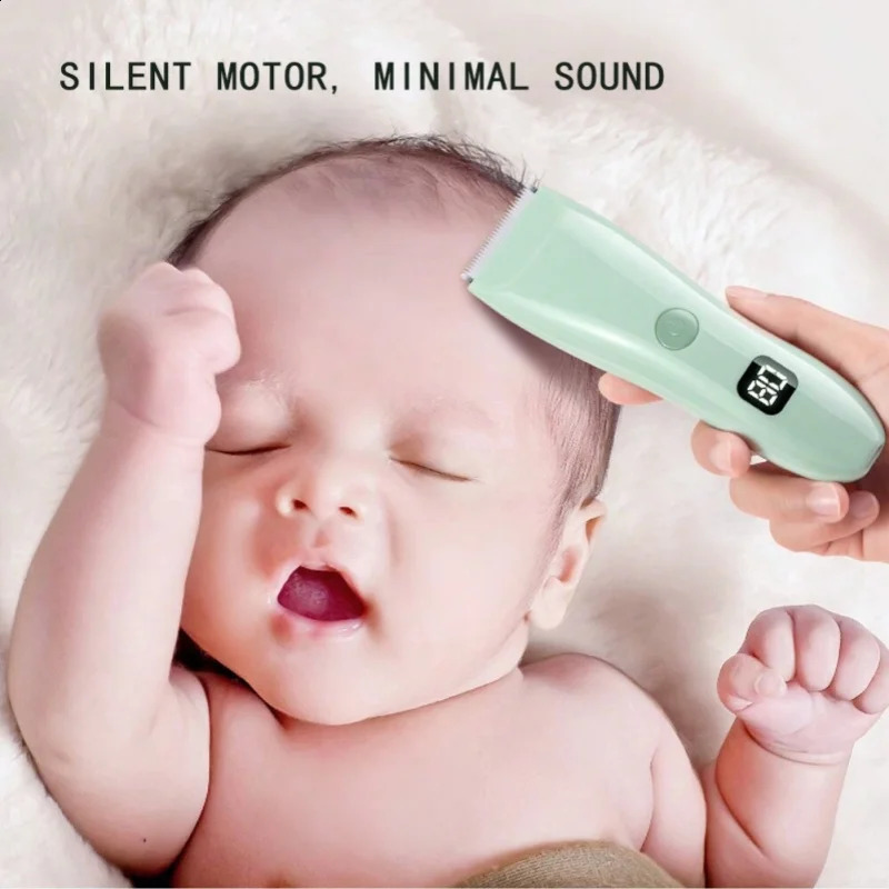 Childrens rechargeable power display electric clipper universal razor Electric fader can be washed for babies Hair clipper 250303