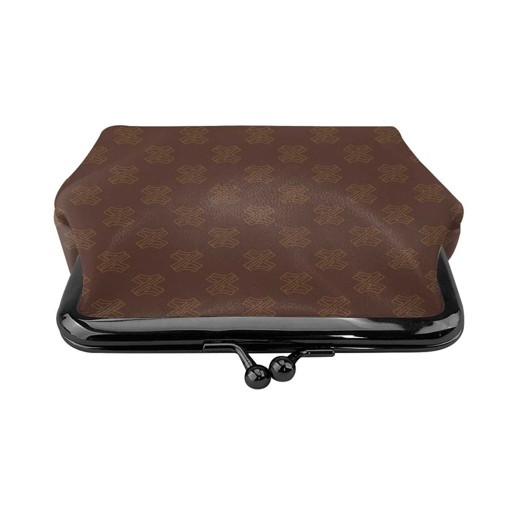 NXY Women Handbag Designer leather Wallet High quality clip Metal buckle Wallet Lattice Folding zipper Women Card Holder Purse Handbag