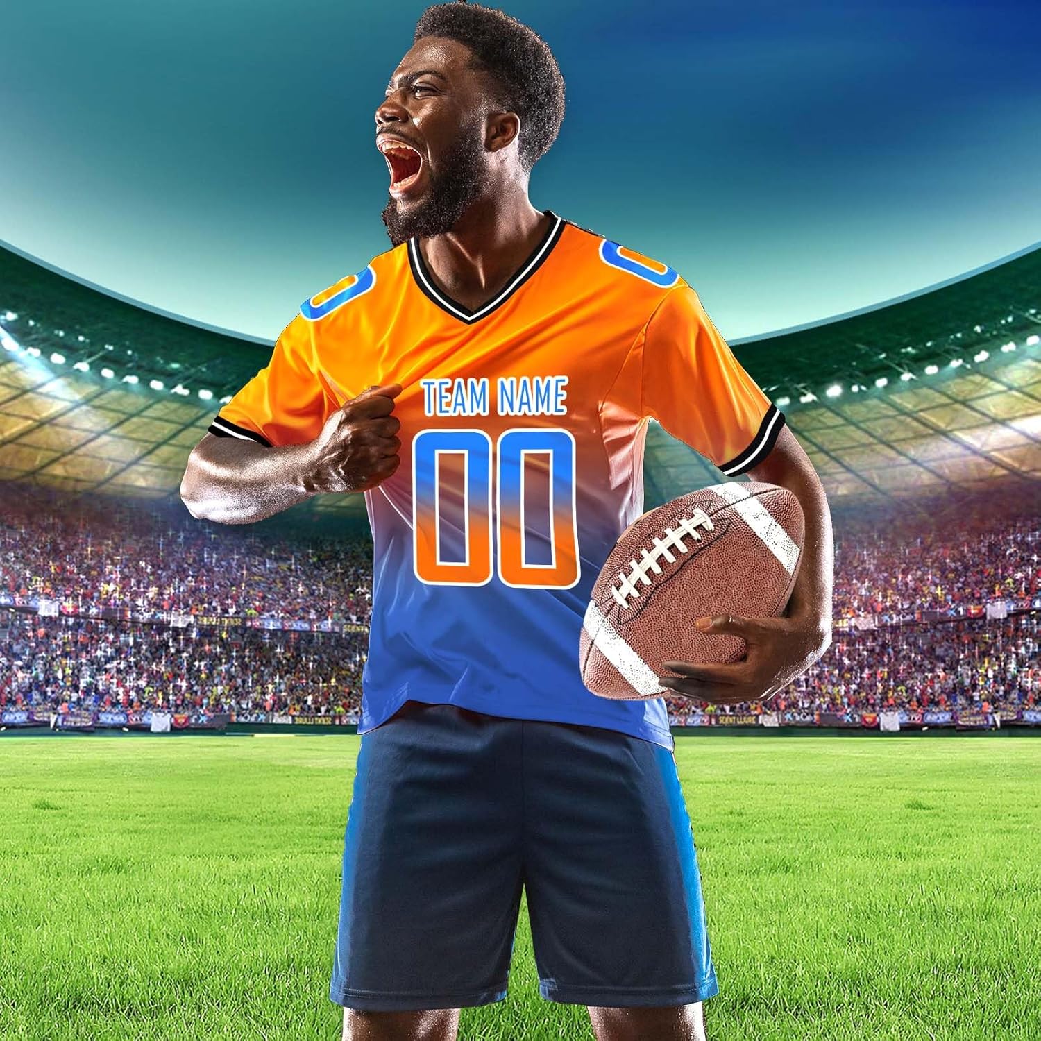Custom Jersey Personalized Team Name Number Practice Jerseys Customized Football Shirt for Men Youth Women Kids
