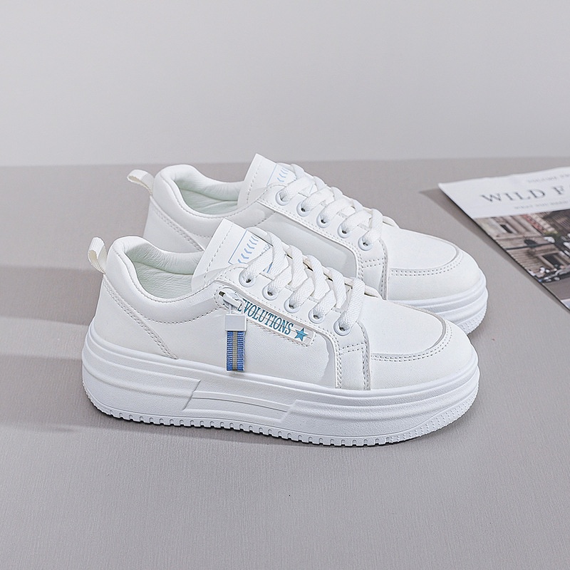 Women S Designer Shoes 2025 New Breathable White Women S Multi Functional Outdoor Thick Soled Sports And Leisure Board Shoes Trend