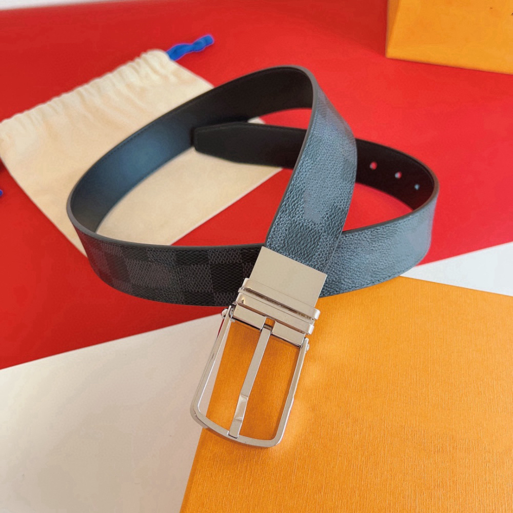 Mens Designer Belt Luxury Belts Classic Belts for Men Designer Reversible Belt Genuine Leather Belt High Quality Needle buckle width 3.5cm with box