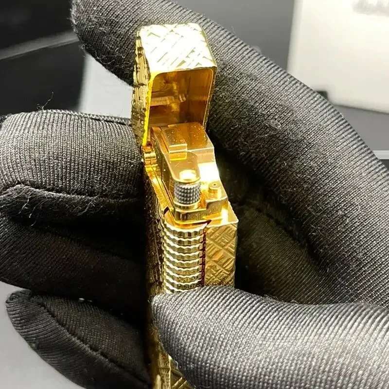 Duil Cigarette Butane Gas Smoking Accessories High-Flame Lighter Outdoor Windproof Lighters Portable Flamethrower Men's Gifts