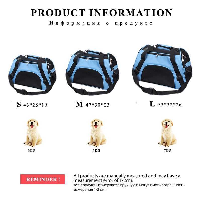 Cat Bags Portable Dog Carrier Bag Mesh Breathable Carrier Bags for Small Dogs Foldable Cats Handbag Travel Pet Bag Transport Bag 250205