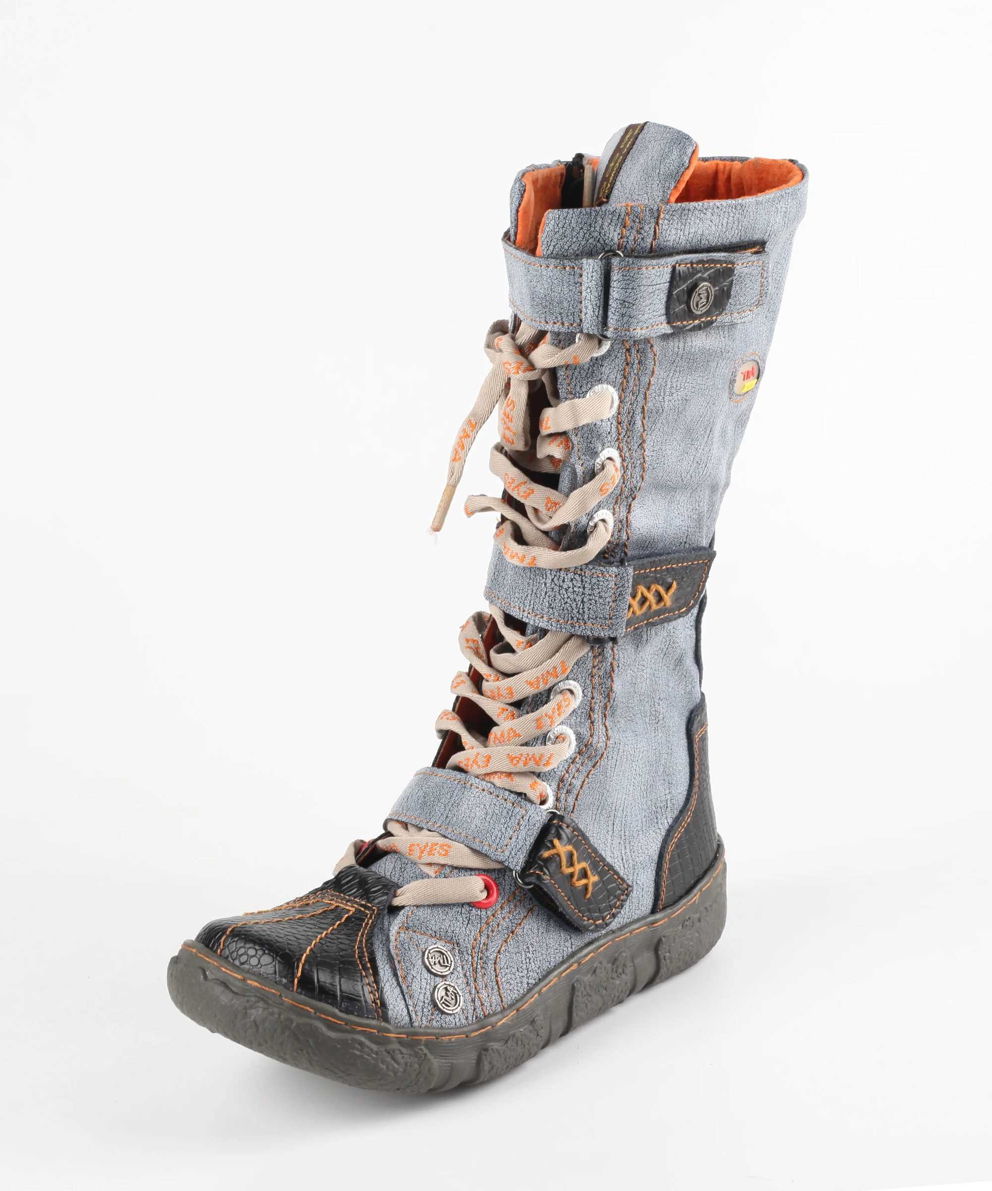 SHONELAND New Fashion Beauty Leather Shoes Leisure Medium Long Boots Fashion Leather Shoes Women Shoes Z250303