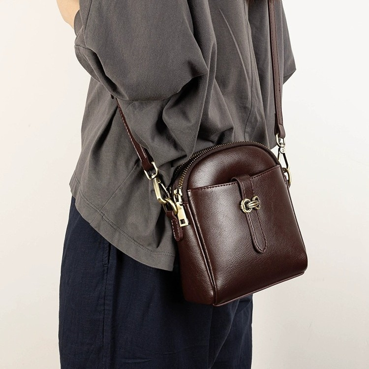High Quality Genuine Leather Cross-border Shoulder Bag 2025 New Designer Diagonal Cross Bag Mini Shoulder Women's Spring And Summer Set Mobile Sm