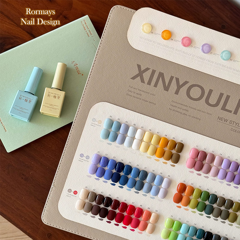 Rormays Spring Summer New Rainbow gel Polishing 60PCS Mixed Varnish Lasting Immersion UV Candy Salon Topcoat Whitening gel 15ML Wholesale Factory