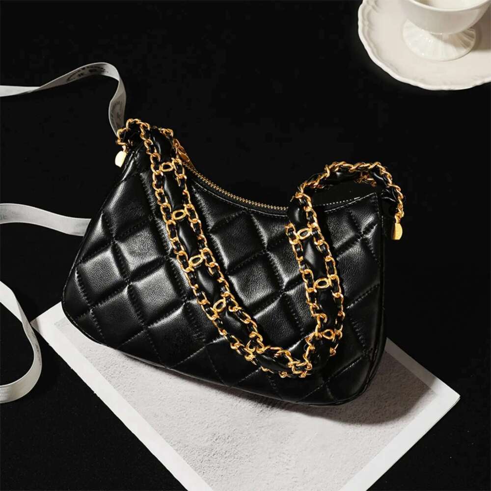 Women Chain Quilted Shoulder Crossbody Leather Bag Original Designer Brand Handbag Fashion Valentine's Gift