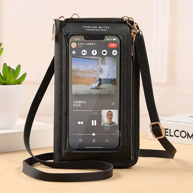 Touch Screen Phone Crossbody Bags Women RFID Multifunctional Shoulder Mini Women's Bag Mobile Wallet Card Holder New