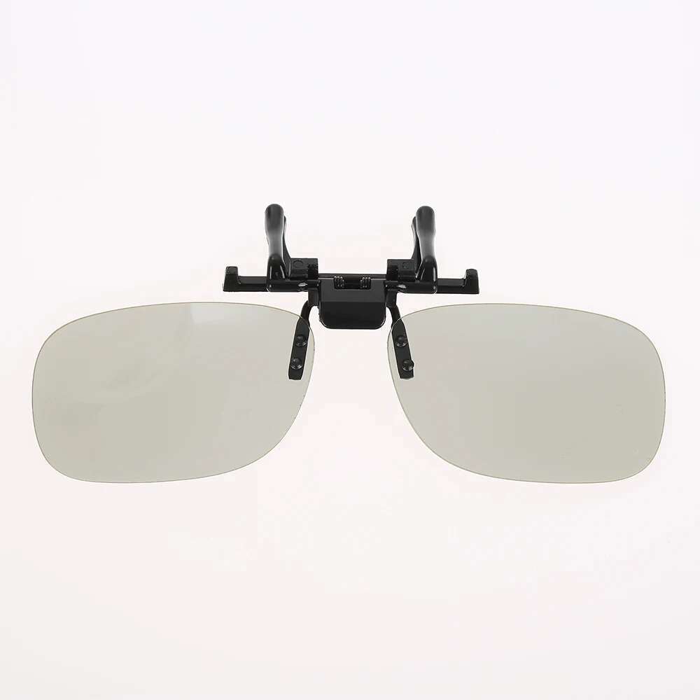 Circular Glasses For Movies Theater Cinema 3d Clip-on Passive Lenses Polarized Tv Real Stereo