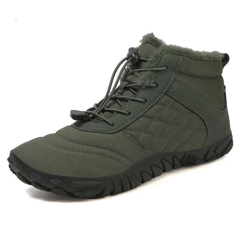 Brand New Winter for Men Women Snow BareFoot Outdoor Non-slip Warm Fur Casual Sneakers Plus Size Ankle Boots Hiking Shoes