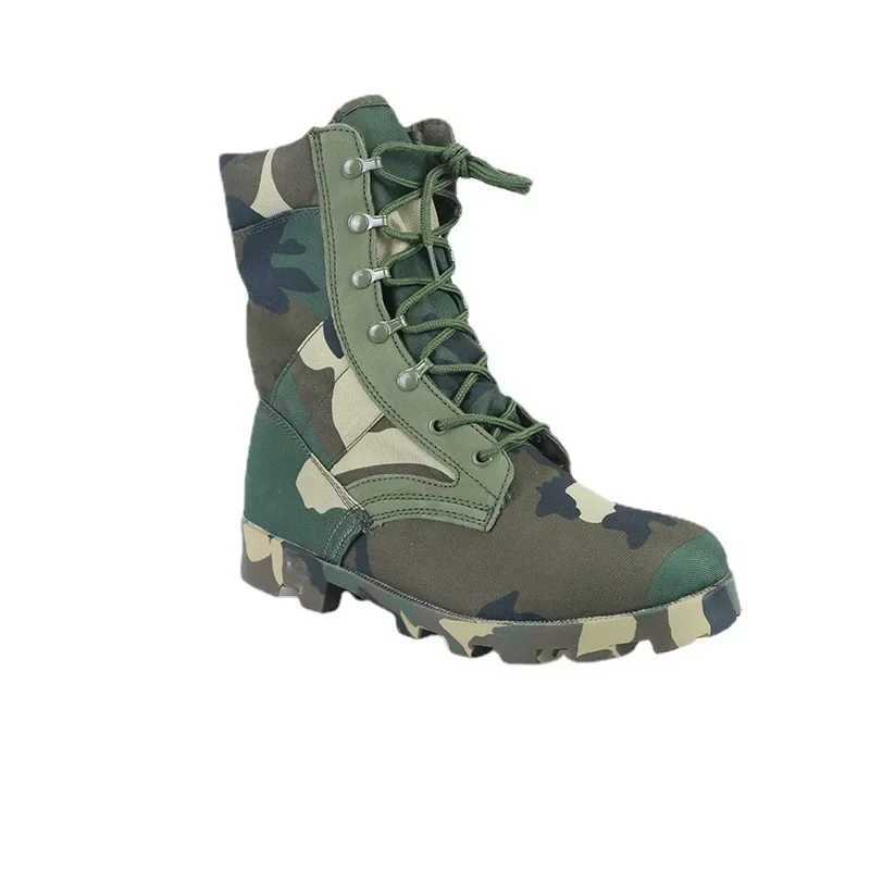 Tactical Boots Men Training Special High-Top Shoes Outdoor Shock-Absorbing Hard-Sold High-Waist Hiking Boots Z250303