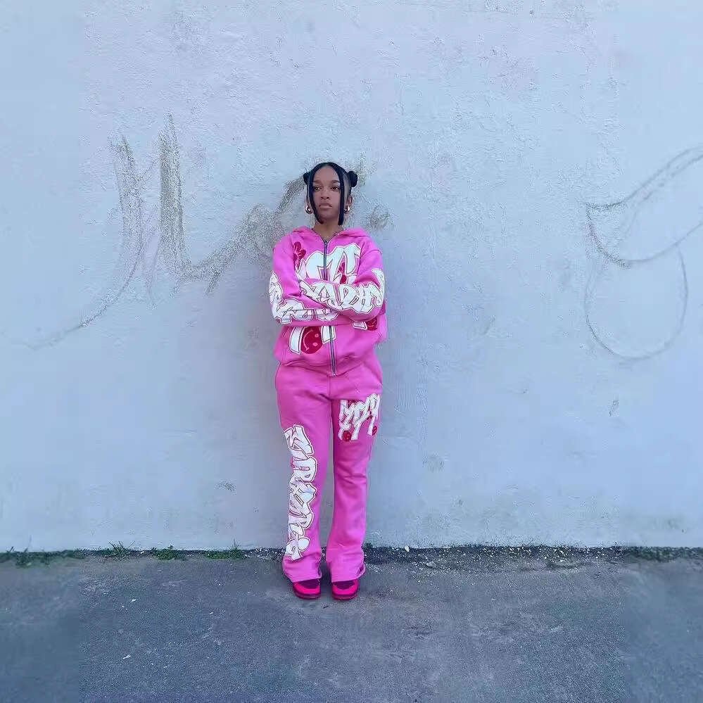 New Trendy Autumn/Winter High Letter Printed Hoodie Hip Hop Street Men's and Women's Hoodies