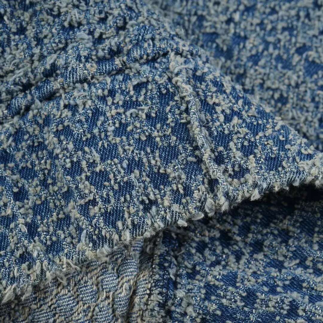 Pullover Denim Small Fragrant Wind Hoodie American Lazy Chic Woven Design Sense Of Men's And Women's Coats