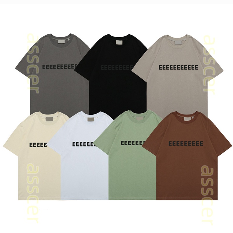 Mens Designer T Shirts Letter Printed Men's T-Shirts Short Sleeve High Street Loose Oversize Casual T-shirt Tops for Men and Women Size S-XL