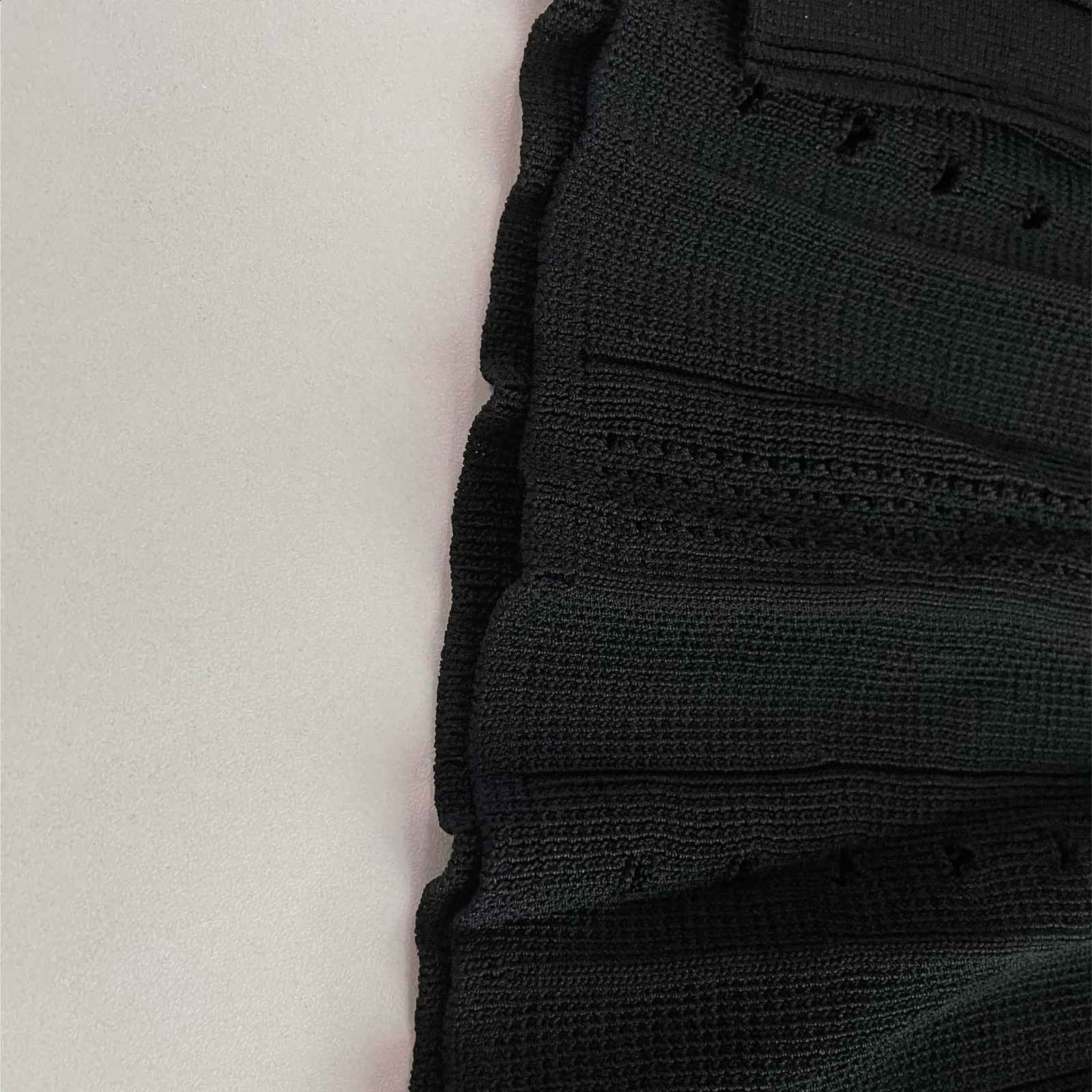 Summer Spring French Elegant Fragrance Highend Slimming Knitted Mermaid Dress Hollow Fish Tail 250228