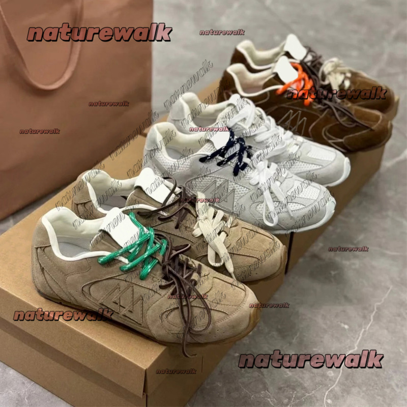 Designer Canvas Casual Platform shoes suede leather sneakers Low Heel flats Knot Loafers Luxury Women Running irregularity Matte Canvas Running shoes