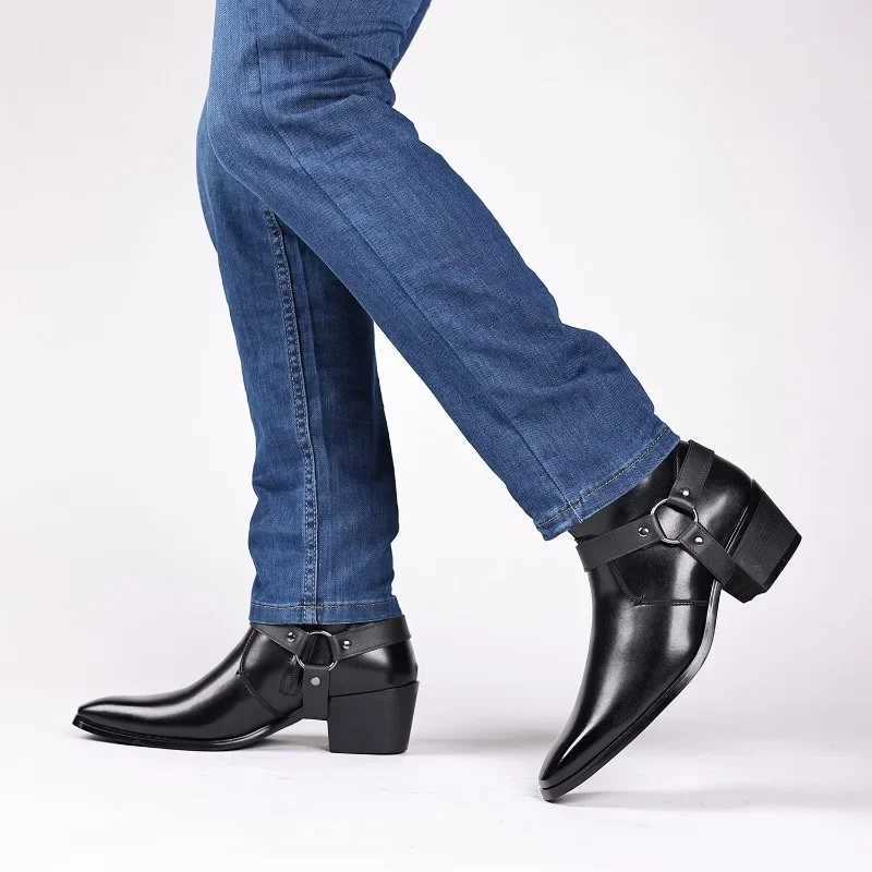 2025Mens Boots Fashion Designer Boots Side Zip Ankle Boot High Quality Leather Boots for Men Chelsea Boot Big Size48 Botas Z250303