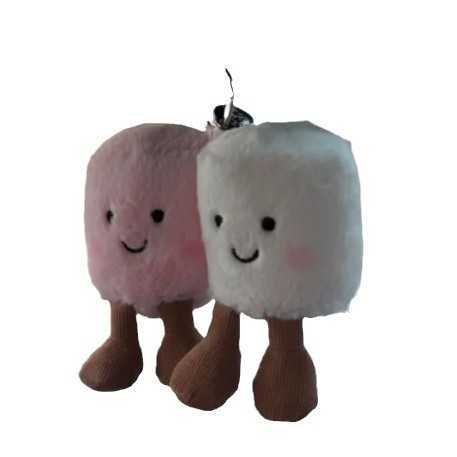 Plush Dolls Paired Cotton Candy Pendant New Fun Plush Toy Pendant Keychain Gift for People