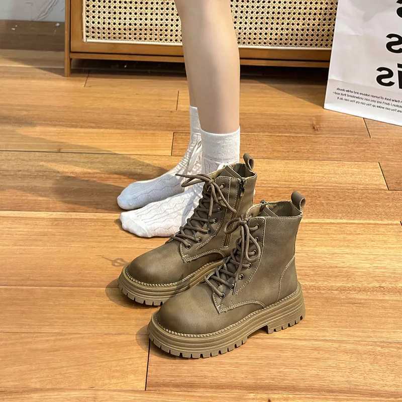 Lady Boots Brand Womens Shoes Boots-Women Fashion Autumn Ankle 2024 Rock White Ankle Boots Shoes Boots-Women Luxury Designer No Z250303